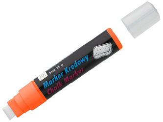 Marker kredowy końc. 8 x 15 mm pomarańczowy 290-52, Toma