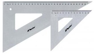 Ekierka aluminiowa 60 stopni 21cm Leniar