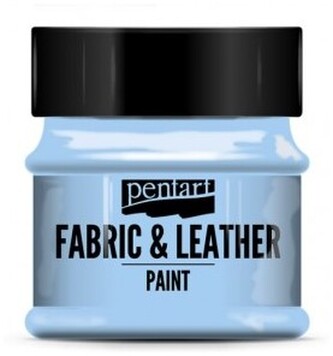 Farba do tkanin i skór 50ml niebieskie niebo, Pentart