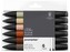 Markery dwustr. okr./ścięty ProMarker zest. 6szt. Earth Tones 290160, Winsor&Newton;