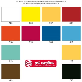 Pastele suche 12-kol. Art Creation, Talens