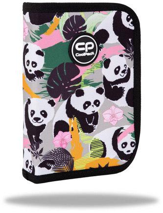 Piórnik jednoklapkowy bez wyposażenia Clipper Panda Gang CoolPack, Patio