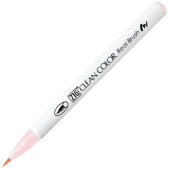 Marker Clean Color Real Brush - pink haze 201, Kuretake
