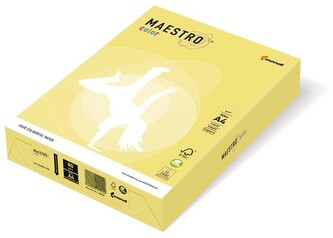 Papier ksero kolorowy A4 160g. cytryn. ZG34, Maestro color 250ark, Mondi