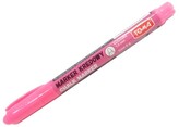 Marker kredowy z klipsem do czarnych tablic końc. 1.5 mm różowy 293, Toma