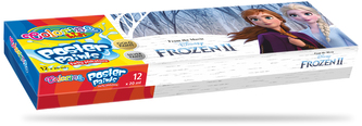 Farby plakatowe 12-kol. 20 ml Disney Kids Frozen Colorino, Patio