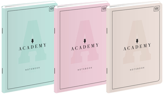 Zeszyt A4 60 k. kratka m 90g Academy pastel, Interdruk