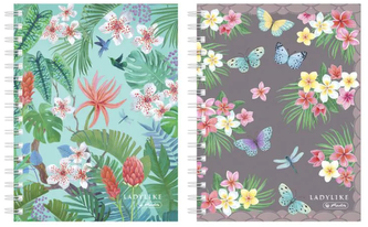 Brulion na spirali A6 100k kratka Ladylike, Herlitz