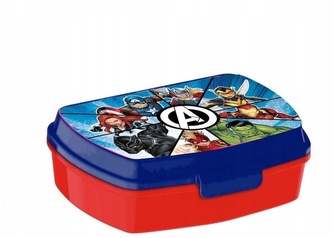Pudełko śniadaniowe, PVC, 20x8 cm Avengers, Kids