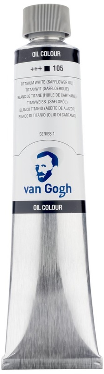 Farba olejna Van Gogh, 200ml Titanium White 105, Talens