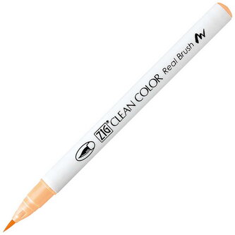 Marker Clean Color Real Brush - pale orange 054, Kuretake
