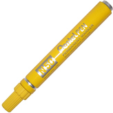 Marker permanentny N50 okrągła końc. żółty GE, Pentel