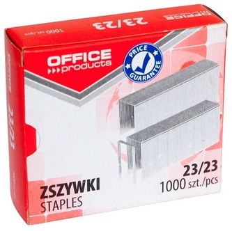Zszywki 23/23, 1000szt., Office Products