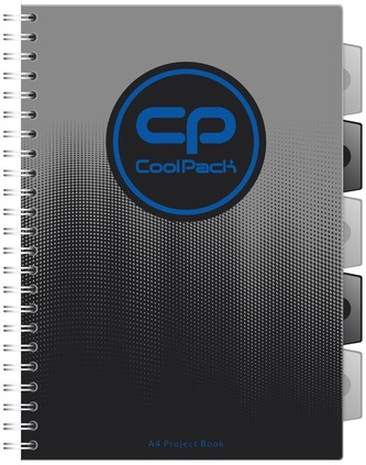 Kołonotes A4 Gradient Grey Coolpack, Patio