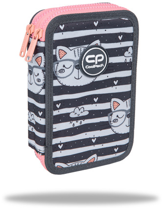 Piórnik podwójny z wyposażeniem Jumper 2 Catnip CoolPack, Patio