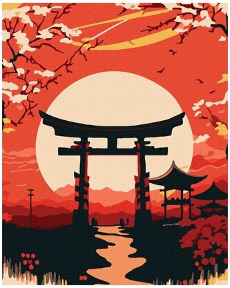 Malowanie po numerkach "Orientalne piękno" 40x50cm KHO5111, Ideyka