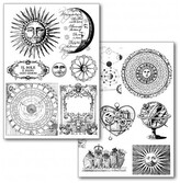 Transfer czarny A4 2szt alchemia, Stamperia