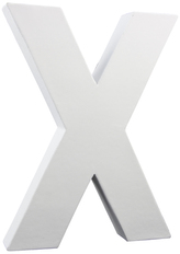 Litera 3D duża 20cm X. AC170, Decopatch