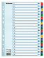Przekładki A4 1-20 kolor Mylar, Esselte