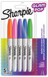 Markery Fine kpl 5-kol Glam Pop, Sharpie