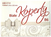 Koperty B6 białe op.100szt, Pol-Mak