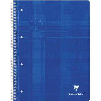 Clairefontaine, Zápisník Metric, A4+, 80 listů, čtverečkovaný bez okrajů, s děrováním