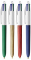 Długopisy 4-kol. 4 Colours Wood Style 507701, BiC