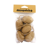 Jajka do zawieszenia 4 x 4 x 4 cm - 5 szt. AC384, Decopatch