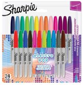 Markery Fine kpl 24-kol. Electro Pop 1940862 436138, Sharpie