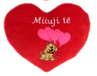 SRDCE MILUJI TĚ - 30CM