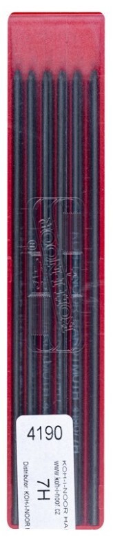 Grafity 2.0mm 7H op. 12 pręcików 4190, Koh-I-Noor