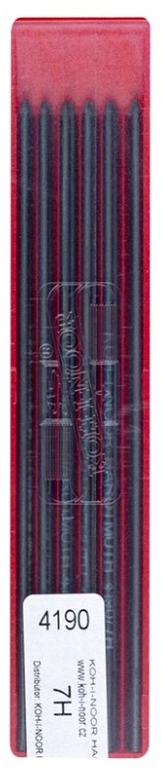 Grafity 2.0mm 7H op. 12 pręcików 4190, Koh-I-Noor
