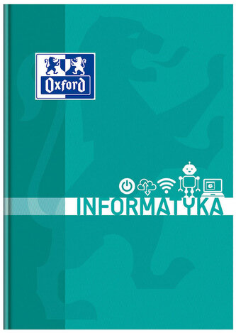 Brulion tematyczny A5 80k. 90g kratka Informatyka, Oxford