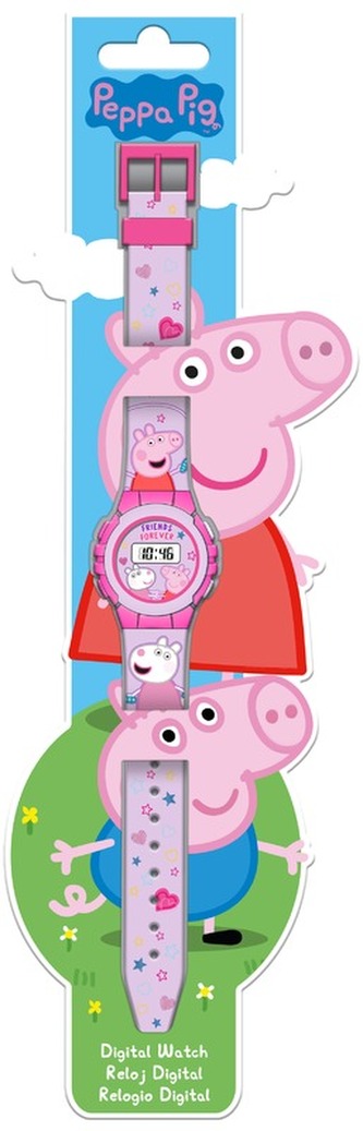 Zegarek cyfrowy KE02 ECO Świnka Peppa PP09046, Kids Zegarek cyfrowy KE02 ECO Świnka Peppa PP09046, Kids