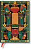 Notes Sybil Pye Bindings Lion"s Den Midi w linię 144 str., Paperblanks