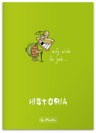 Zeszyt A5 60K kratka Eco PP Historia, Herlitz