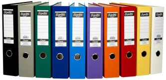 Segregator A4-75mm mech. dźwig. Classic szary, Bantex