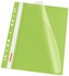 Skoroszyt wpinany A4 plastikowy zielony 10szt, Esselte
