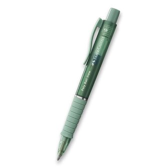 Długopis Poly Ball View zielony (Green Lily), Faber-Castell