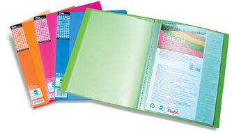 Album ofertowy 20 koszulek A4 nieb. Fresh, Pentel