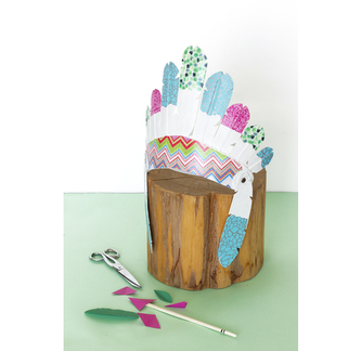 Pióropusz Indiański dla dzieci 25 x 10 x 21 cm AC896 C, Decopatch