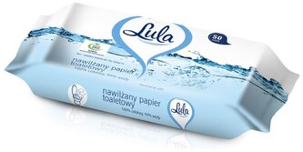 Papier toaletowy nawilżany 99% wody Lula 50szt., Stella