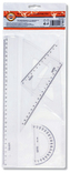 Komplet geometryczny 30 cm 4-elem. 871, Koh-i-Noor