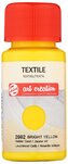 Farba do tkanin Textile Colour 50ml Bright Yellow 2002, Talens
