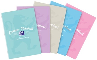 Zeszyt A4 60k. 90g kratka z marginesem Campus Pastel, Oxford