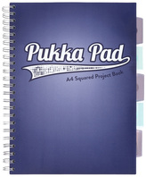 Kołonotes Project Book A4 100k 80g kratka Navy granatowy, Pukka Pad