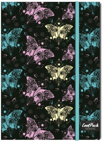 Brulion A5 z gumką Zodiac CoolPack, Patio