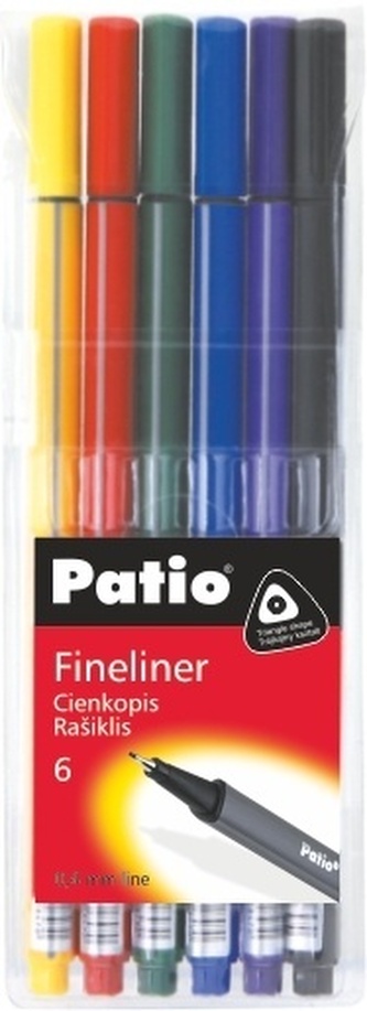 Cienkopisy 6-kol. Trio, Patio