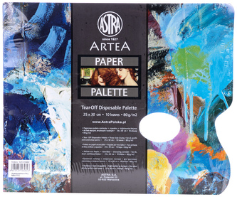 Paleta papierowa 10 kartek 80g, 25x30,, Astra