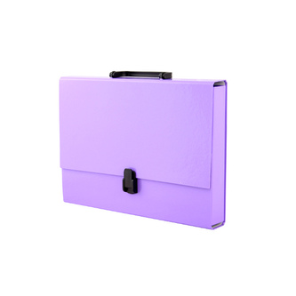 Teczka z rączką A4 fioletowa pastelowa Tadeo